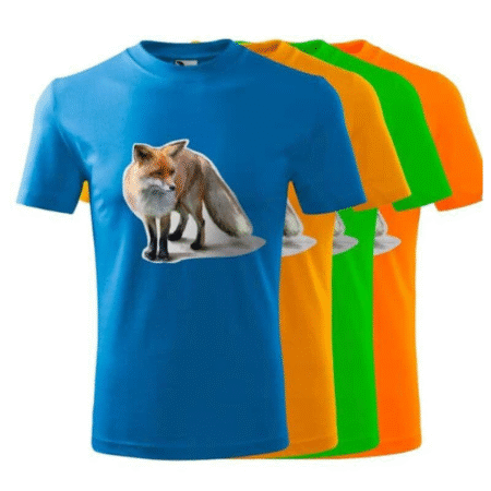 Tričko pro děti s potiskem - Liška