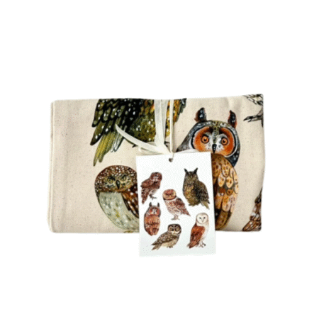 Plátěná taška - Sovy